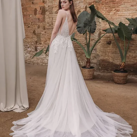 Fara Sposa - 5855 Brautkleid Rückansicht 1