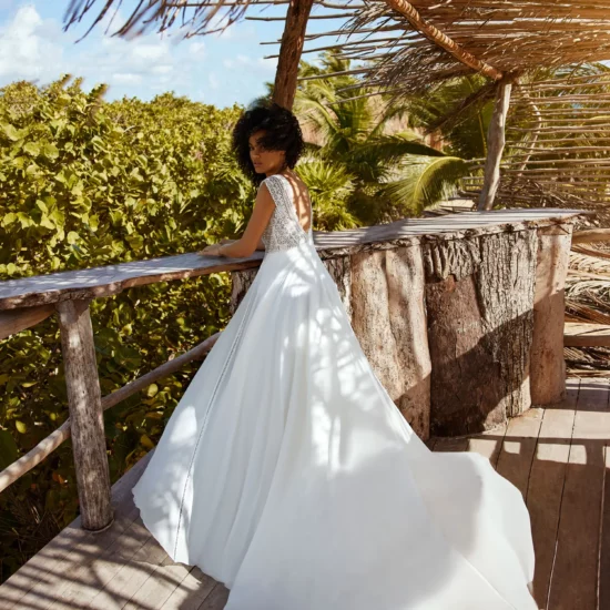 Herve Paris - Bente Brautkleid Rückansicht 2