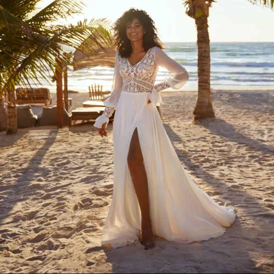 Herve Paris - Bionda Brautkleid Vorderansicht 5