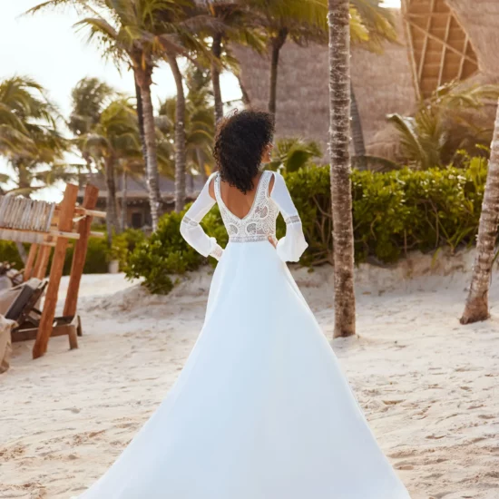 Herve Paris - Blondelle Brautkleid Rückansicht 1