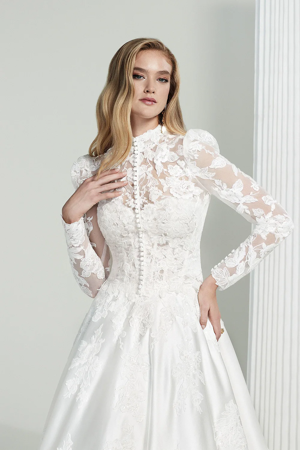 Justin Alexander - Elizabeth Brautkleid Vorderansicht 1