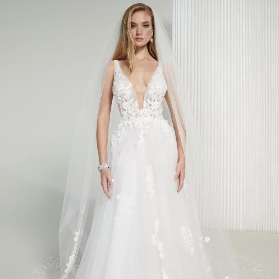 Justin Alexander - Katharine Brautkleid Vorderansicht 5