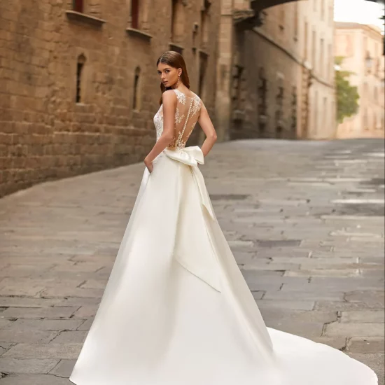 Luna Novias - Topacio Brautkleid Rückansicht 1