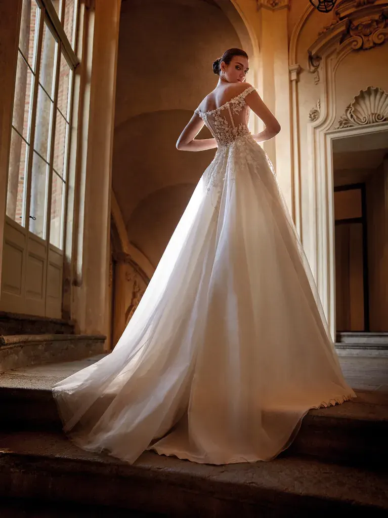 Brautkleid Turmalin von Pronovias – Rückenansicht