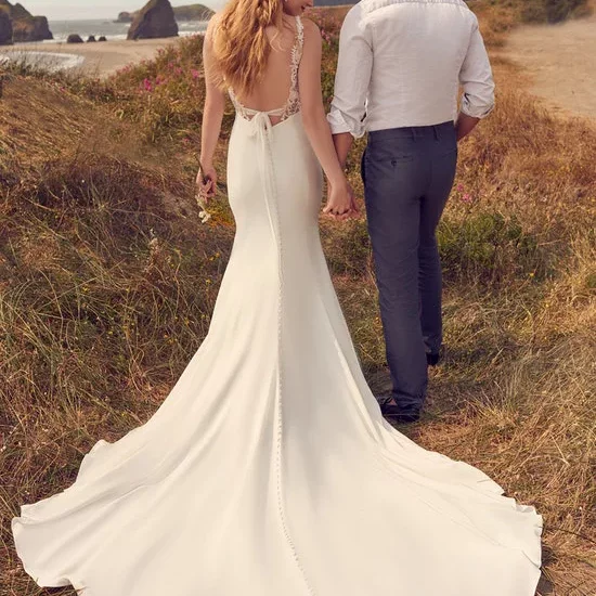 Rebecca Ingram - Emerald Brautkleid Rückansicht 2