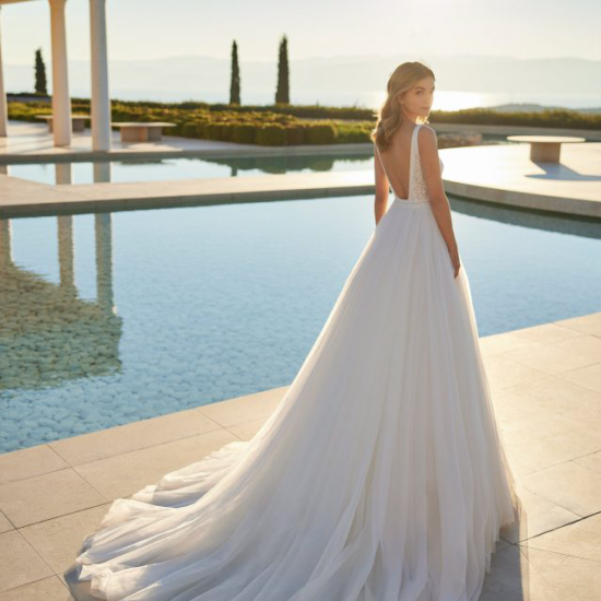 Rosa Clará - Vidya Brautkleid Rückansicht 1