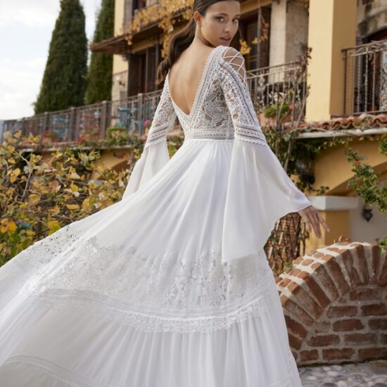 Herve Paris - Adelynn Brautkleid Rückansicht 1