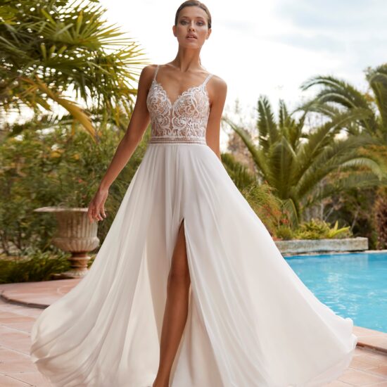 Herve Paris - Ainhoa Brautkleid Vorderansicht 1