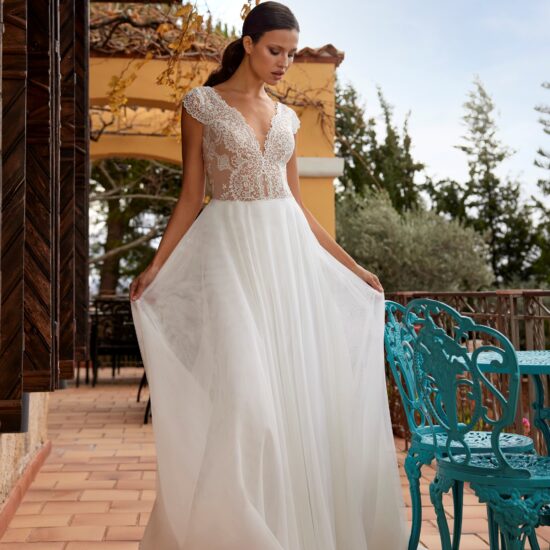 Herve Paris - Arles Brautkleid Vorderansicht 1