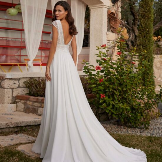 Herve Paris - Aurelie Brautkleid Rückansicht 1