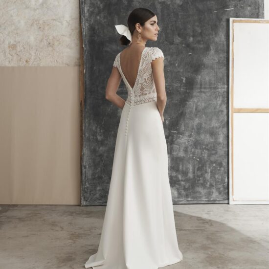 Marylise - Just Chilling Brautkleid Rückansicht 1