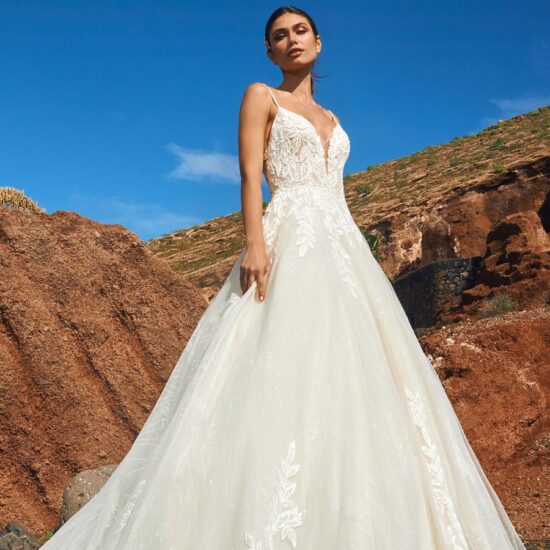Pronovias - Socotra Brautkleid Vorderansicht 1