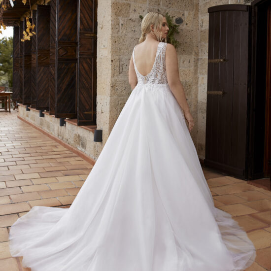 Randy Fenoli - Holly Curve Brautkleid Rückansicht 1