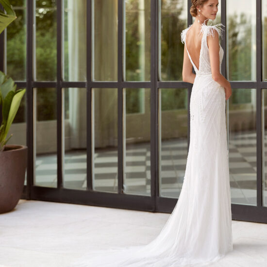 Rosa Clará - Olaya Brautkleid Rückansicht 1