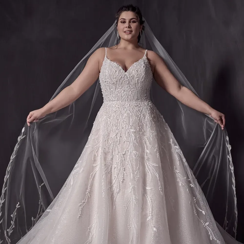 Sottero and Midgley - Marvine Brautkleid Vorderansicht CURVY