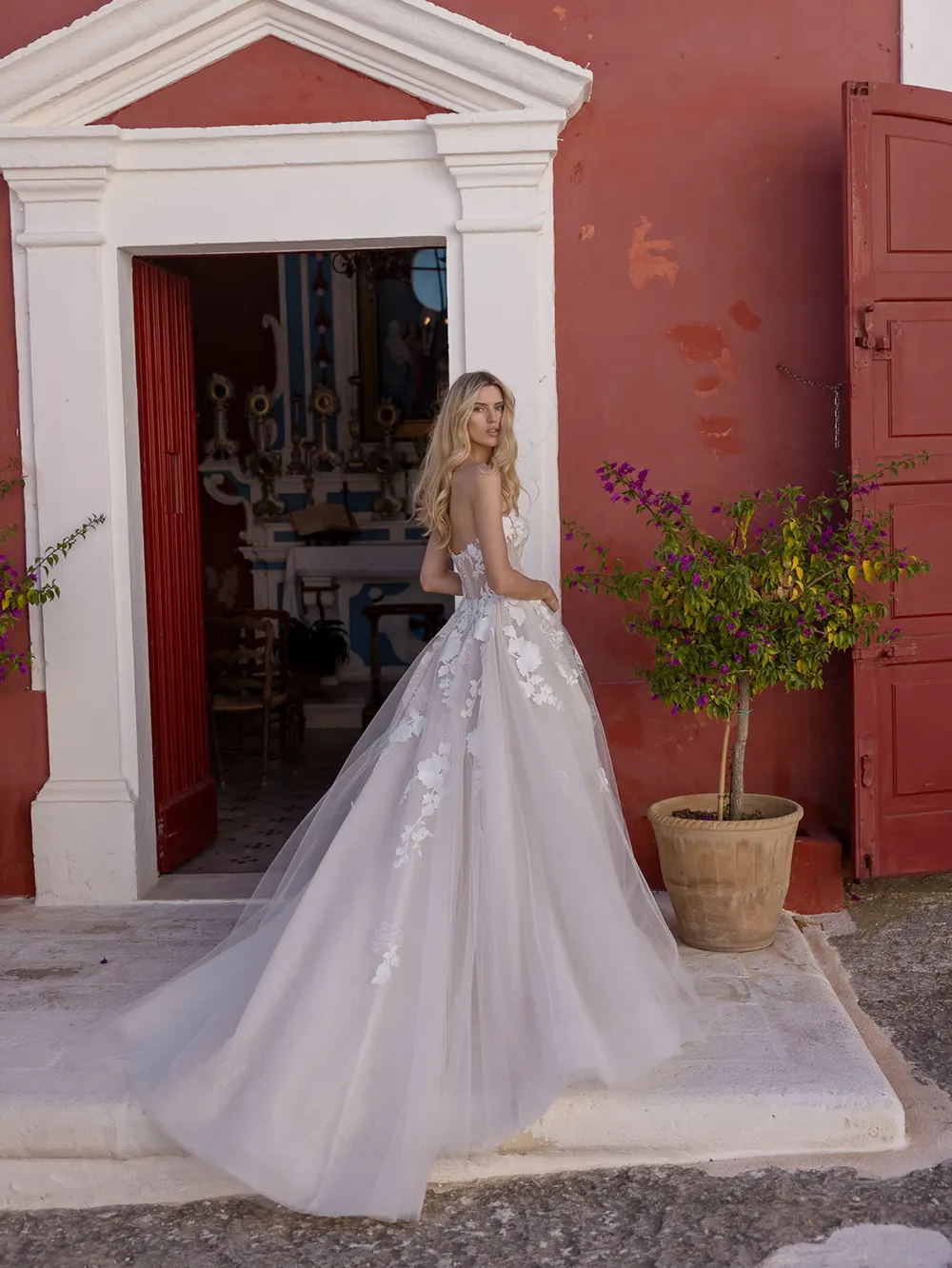 Brautkleid Alysa von Modeca– Rücken