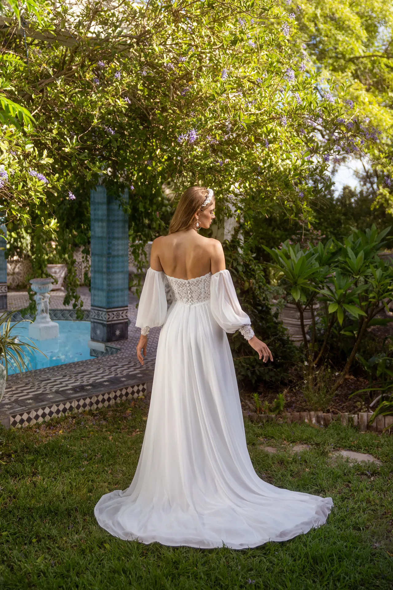 Brautkleid Delilah von Kelsey Rose – Rückenansicht