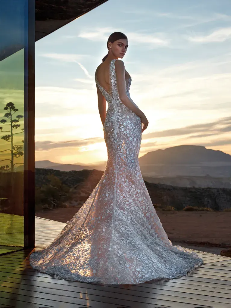 Brautkleid Diamond von Pronovias – Rückenansicht