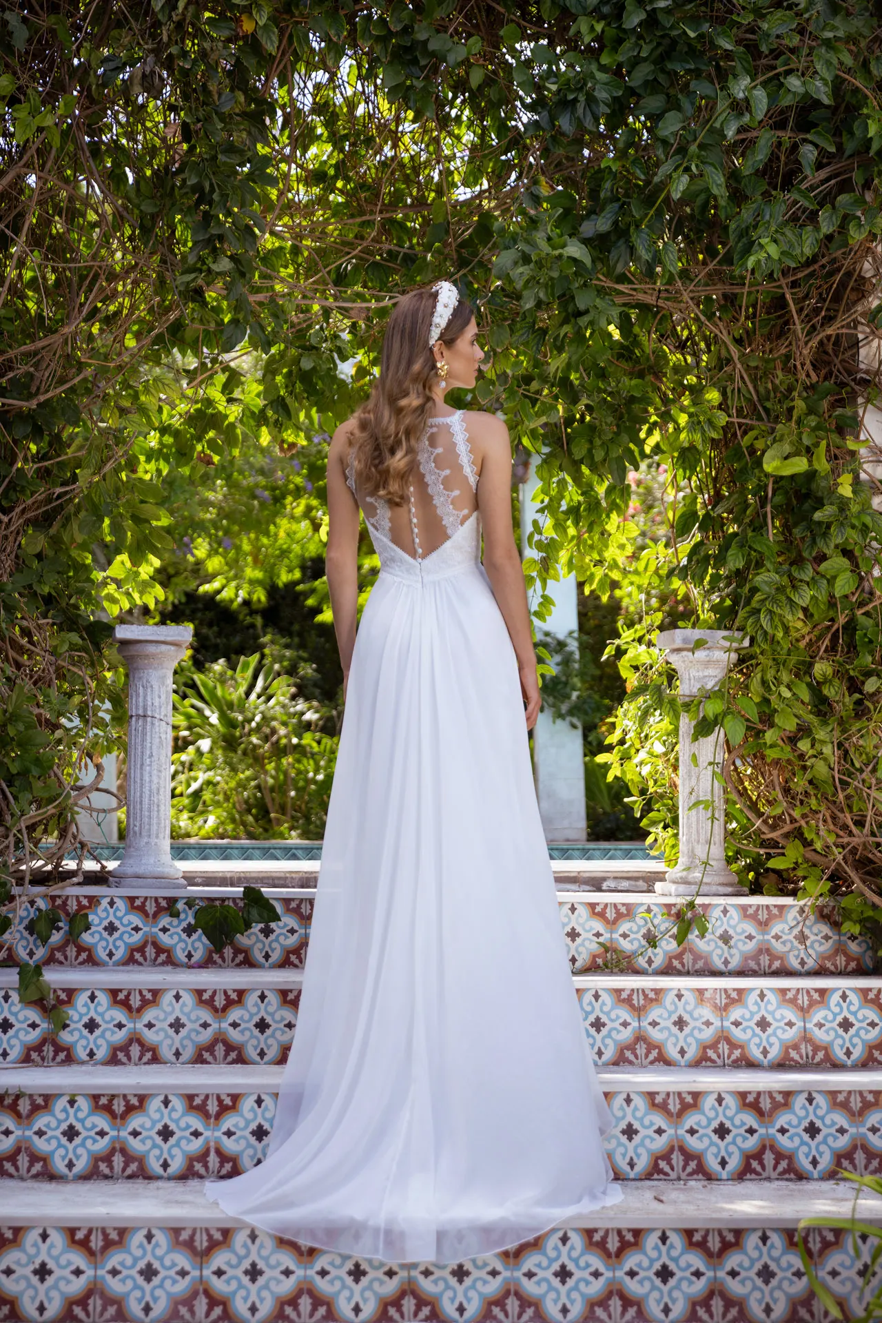 Brautkleid Una von Kelsey Rose – Rückenansicht