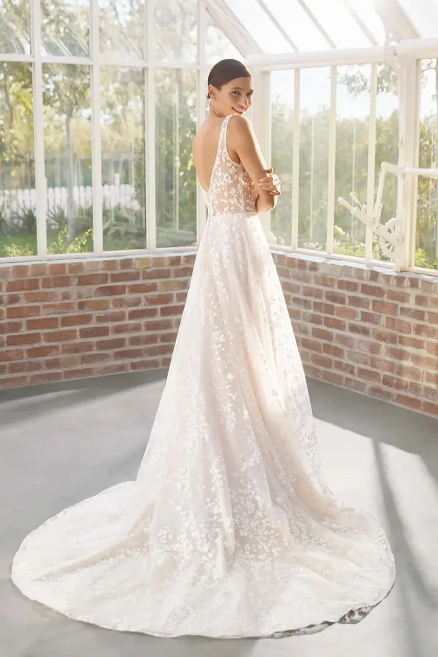 Brautkleid Selma von Alberto Palatchi – Rückenansicht