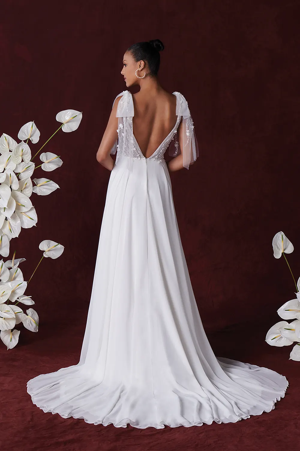 Brautkleid Hailey von Justin Alexander – Rückenansicht