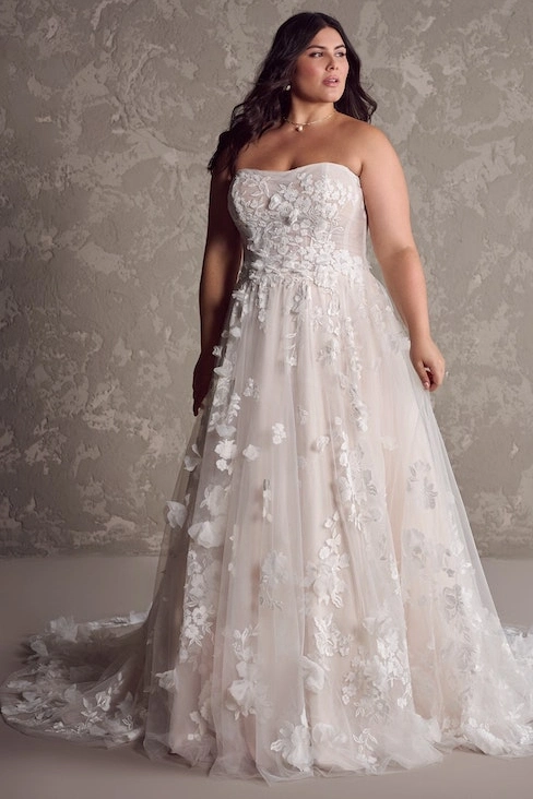 Brautkleid Laila für Curvy Bräute von Maggie Sottero – Vorschau