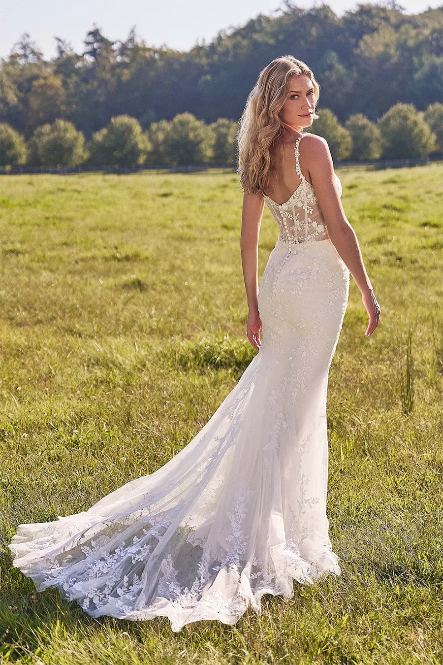 Brautkleid 66335 von Lillian West – Rückenansicht