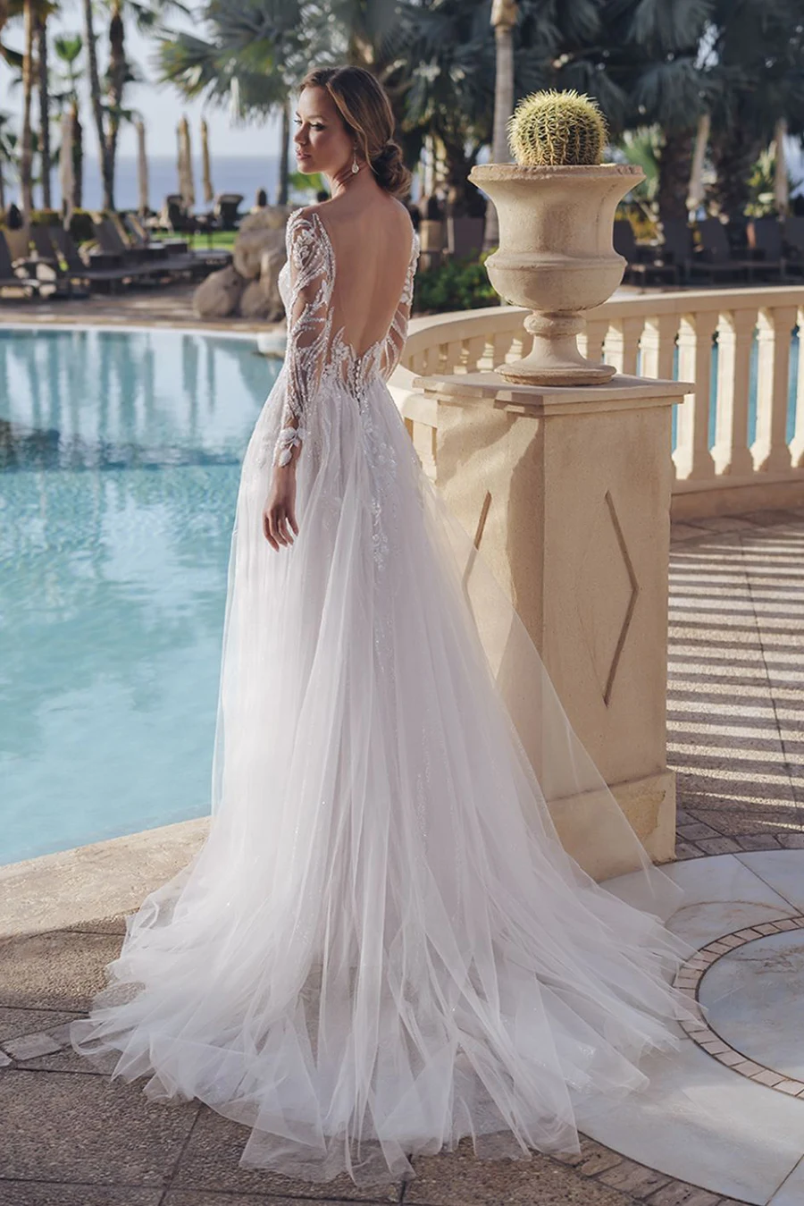 Brautkleid Shelli von Blue by Enzoani – Rückenansicht