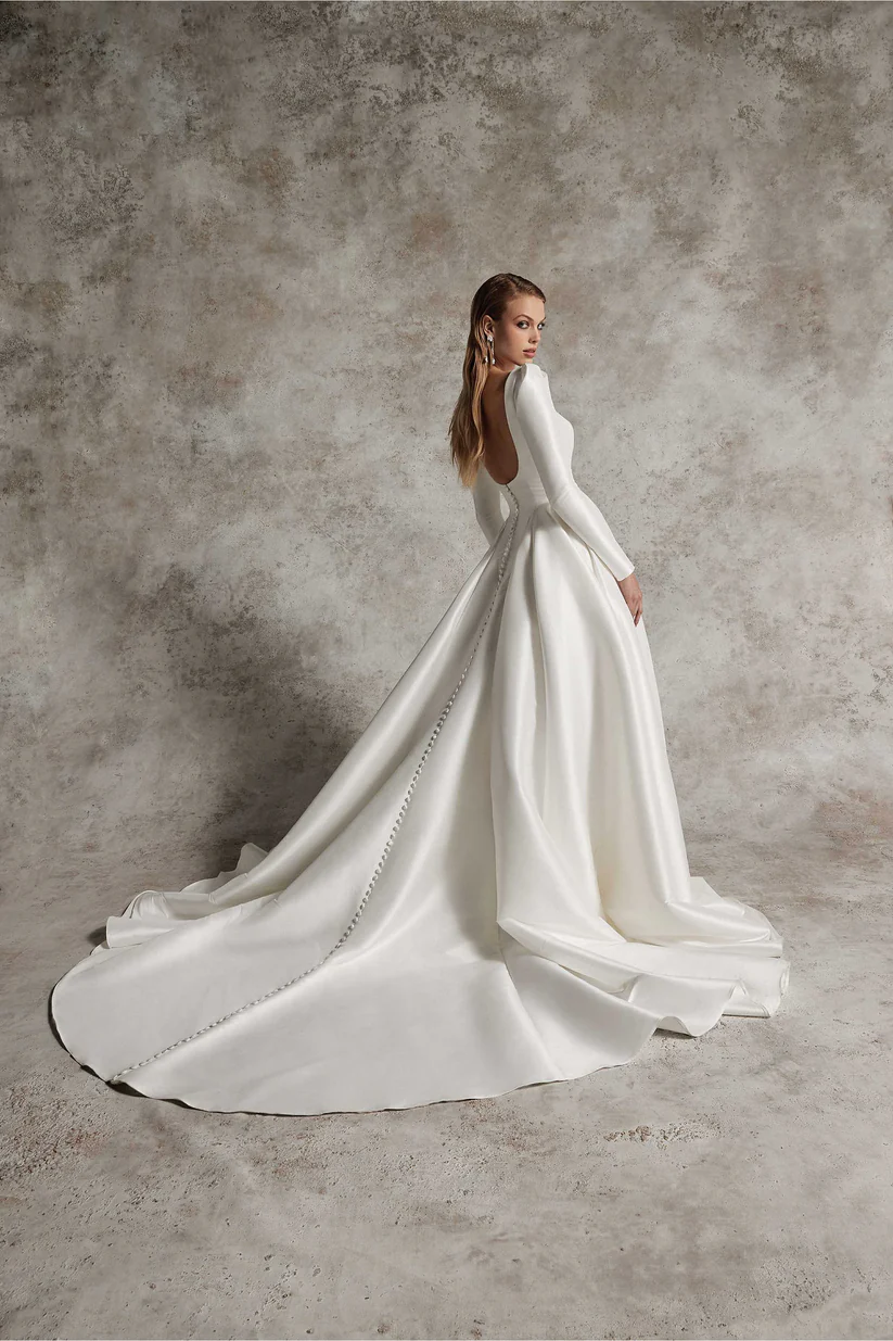 Brautkleid Dabira von Justin Alexander – Rückenansicht