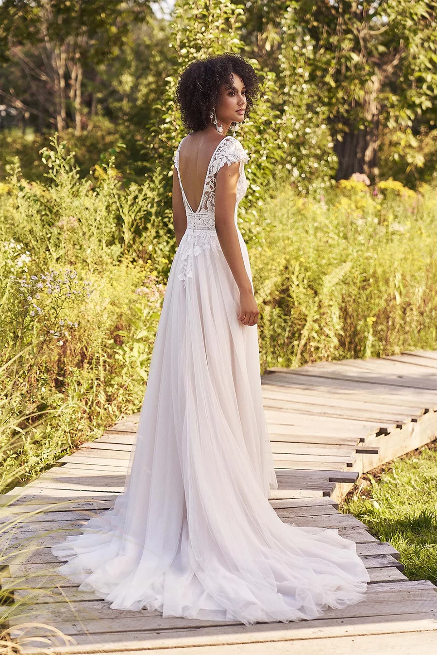 Brautkleid 66344 von Lillian West – Rückenansicht