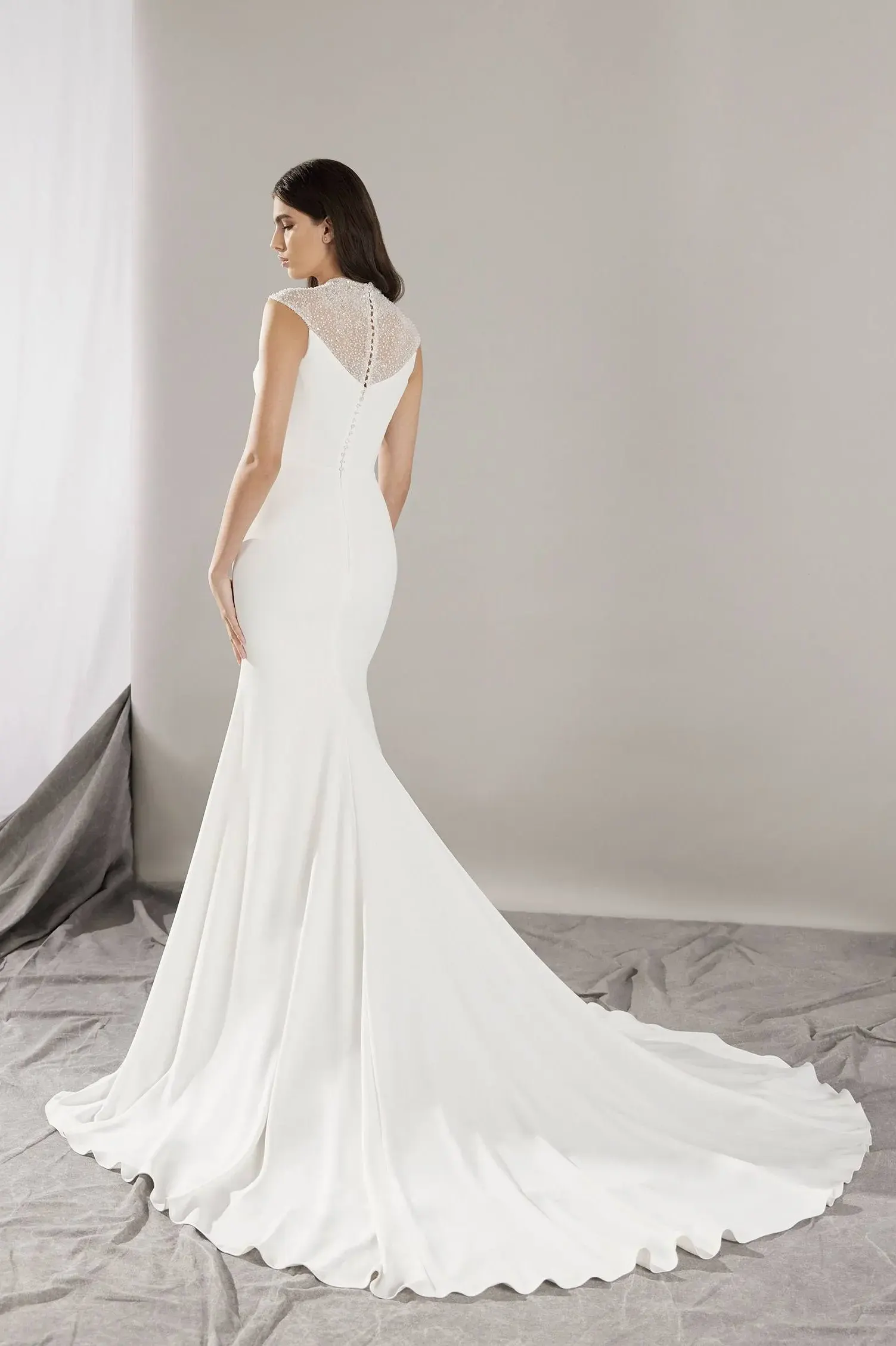 Brautkleid Honore von Pronovias – Rückenansicht