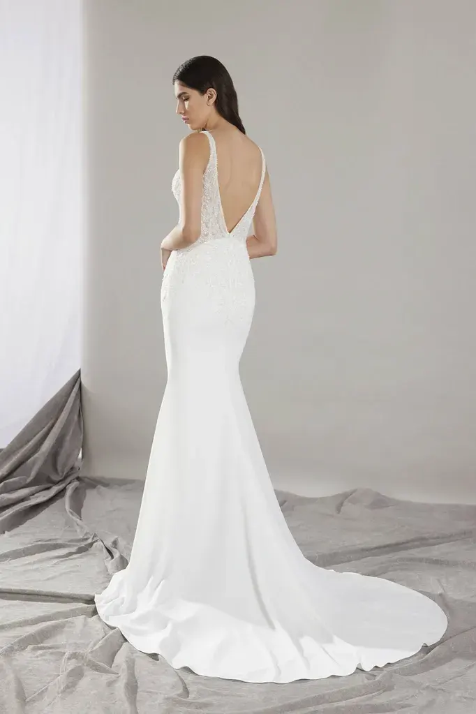 Brautkleid Clin von Pronovias – Rückenansicht