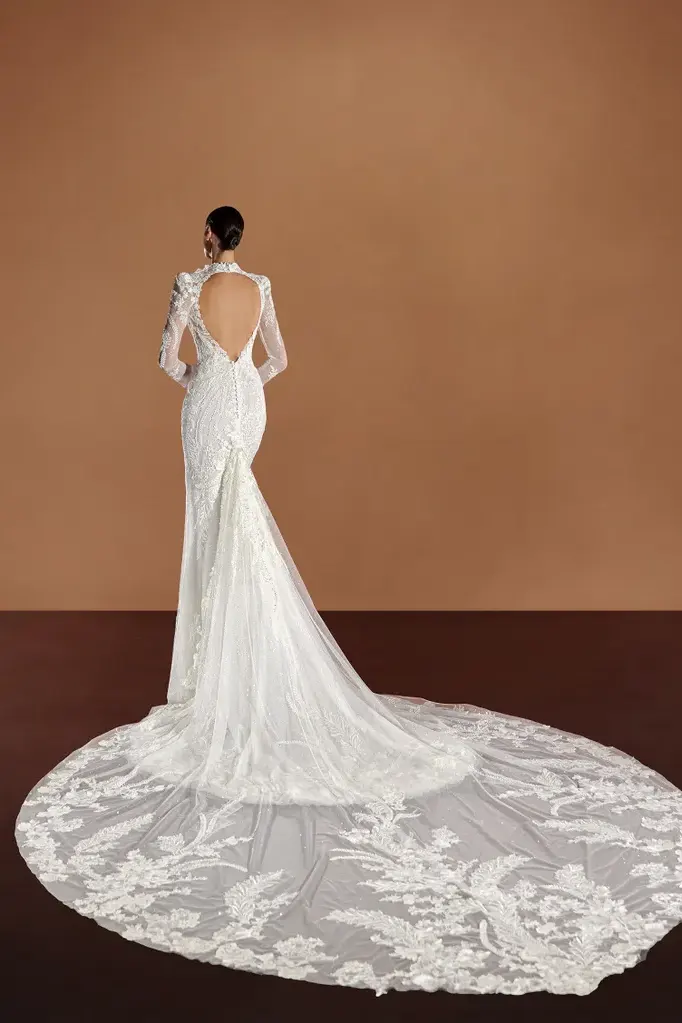 Brautkleid Liya von Pronovias – Rückenansicht