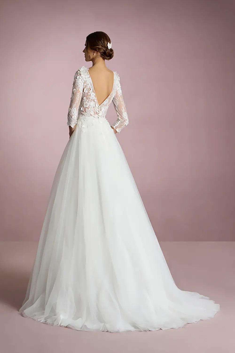 Brautkleid Yoshi von White One – Rückenansicht