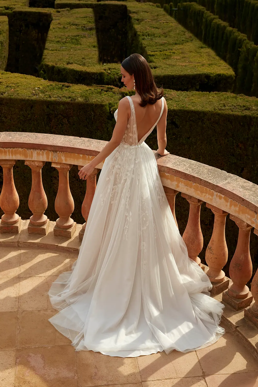 Brautkleid Kenia von Fara Sposa – Rückenansicht