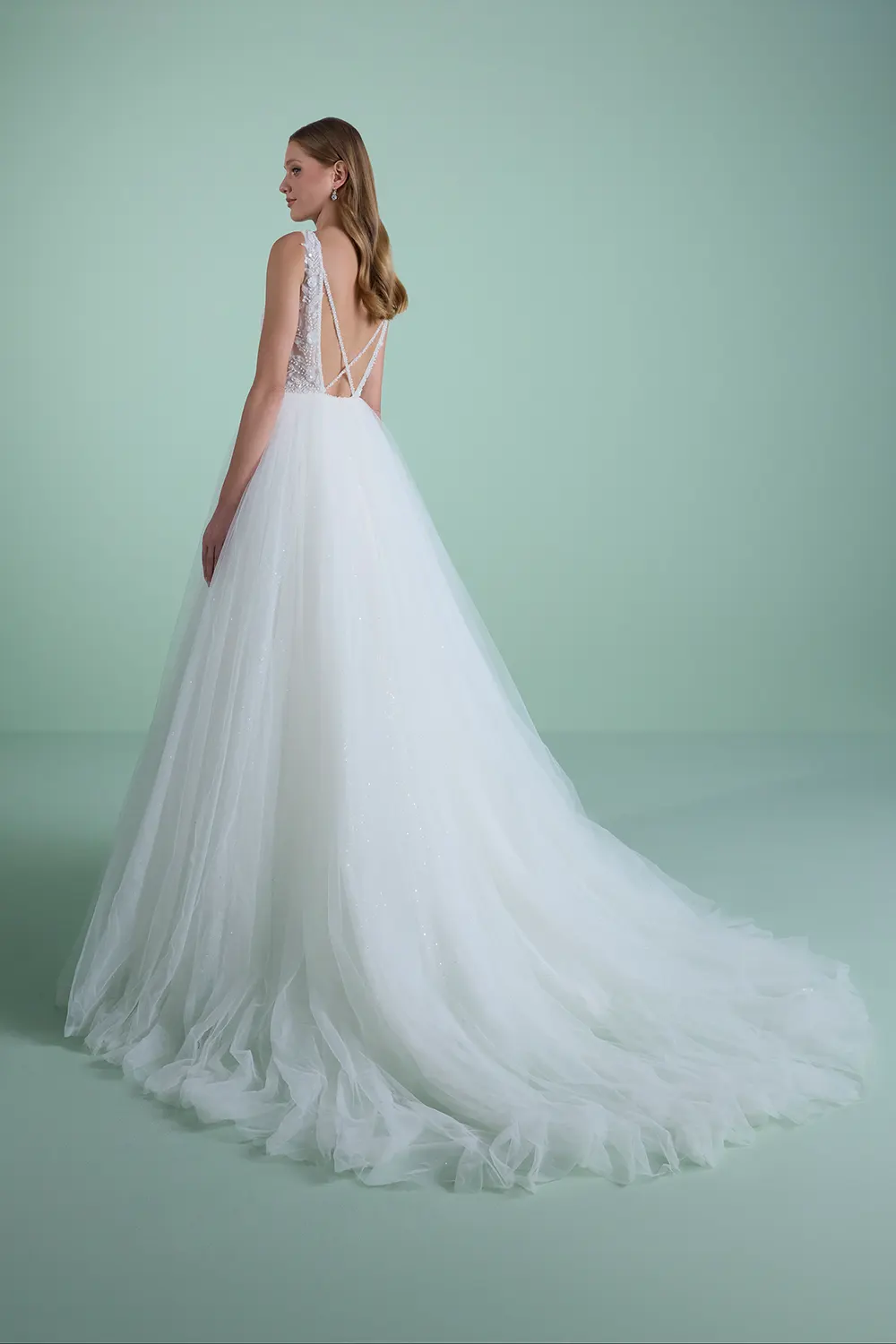 Brautkleid Crete von Nicole – Rückenansicht