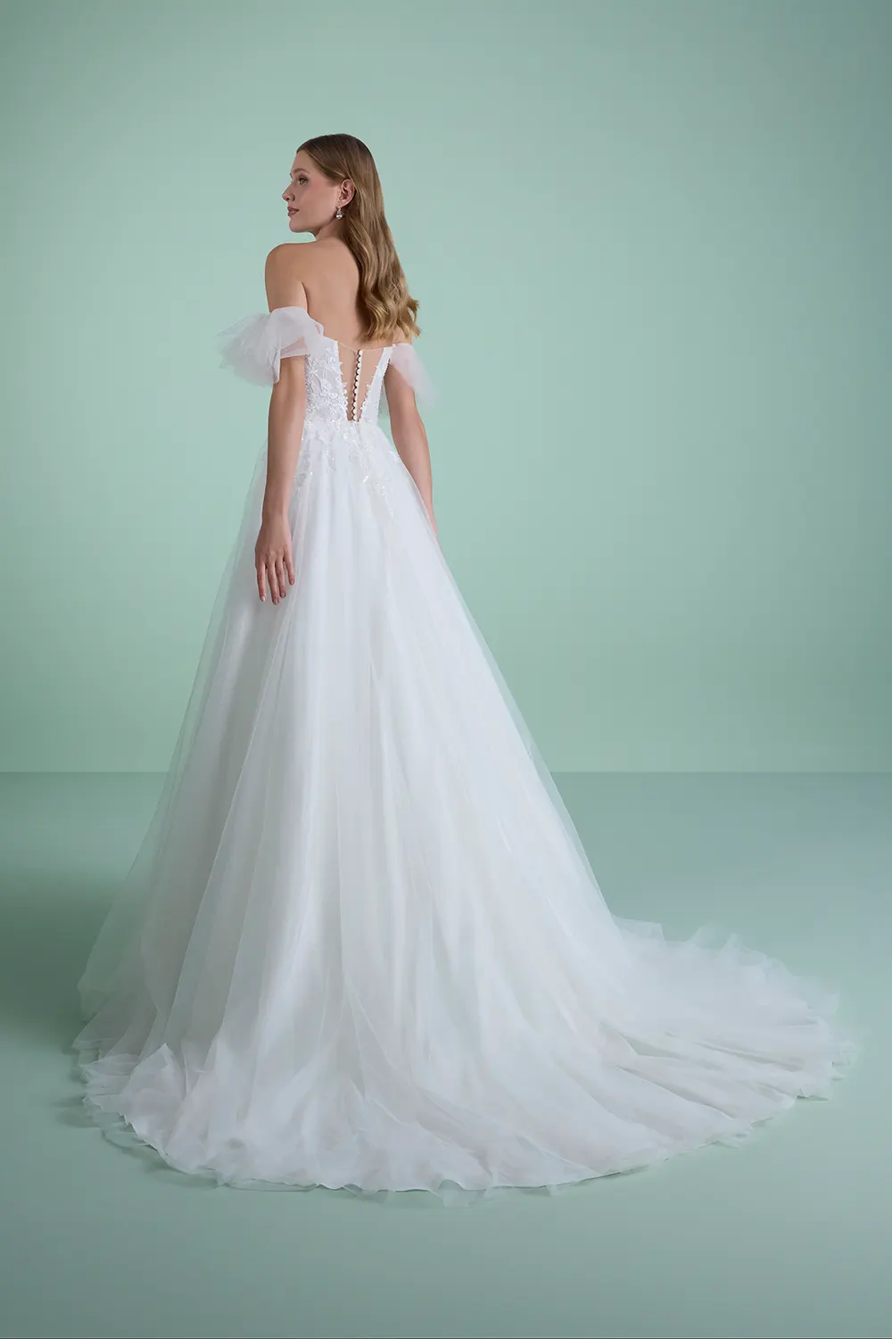 Brautkleid Hesperide von Nicole – Rückenausschnitt