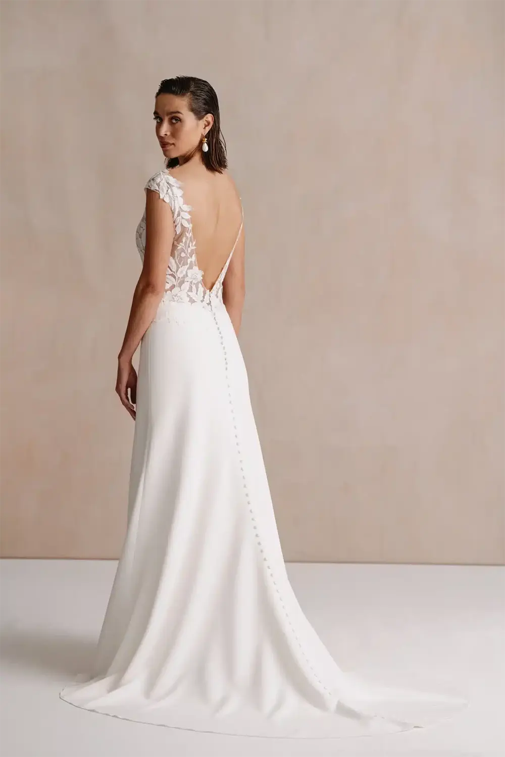 Brautkleid Montana von Marylise – Rückenansicht