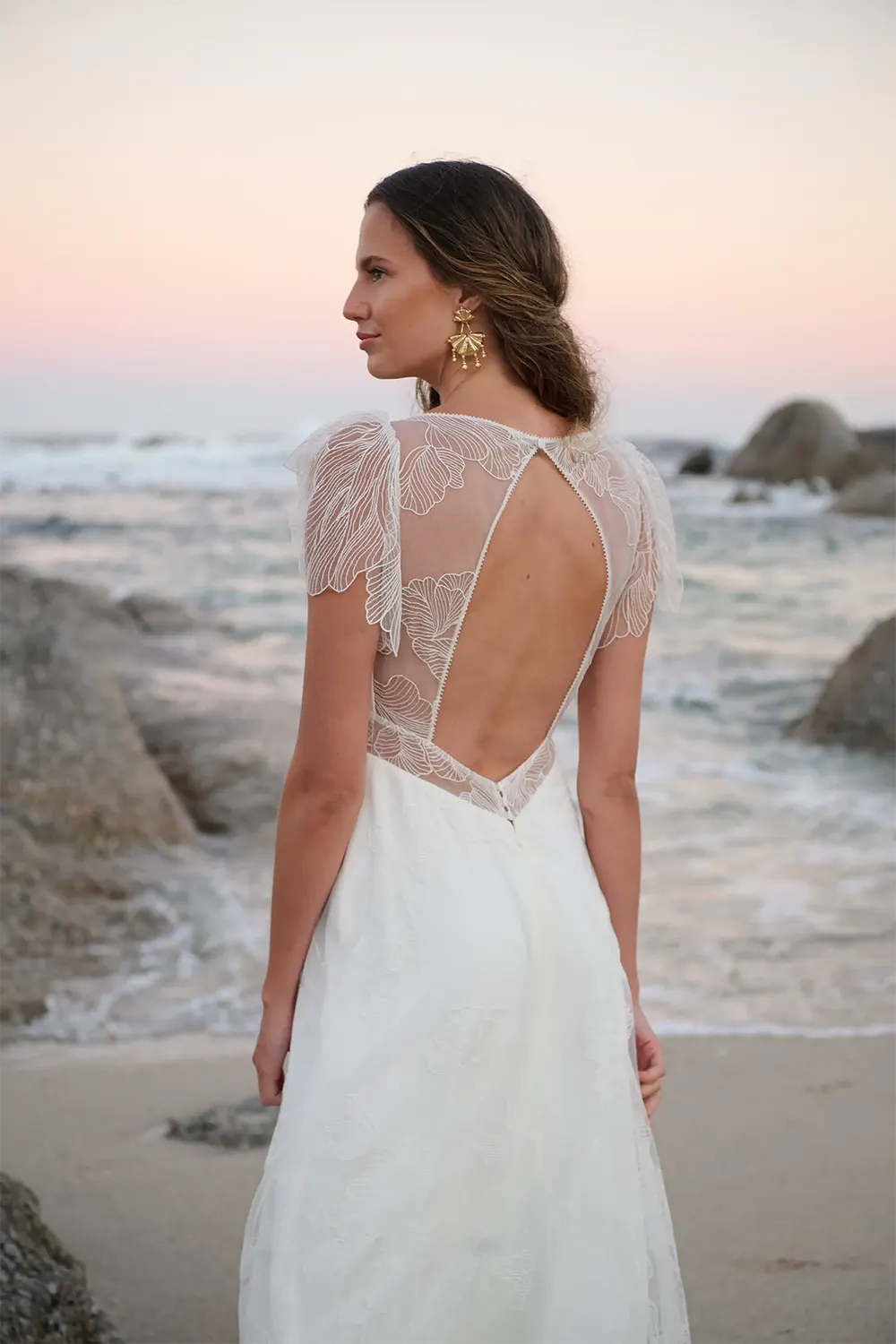 Brautkleid Opale von Rembo Styling – Details Rücken