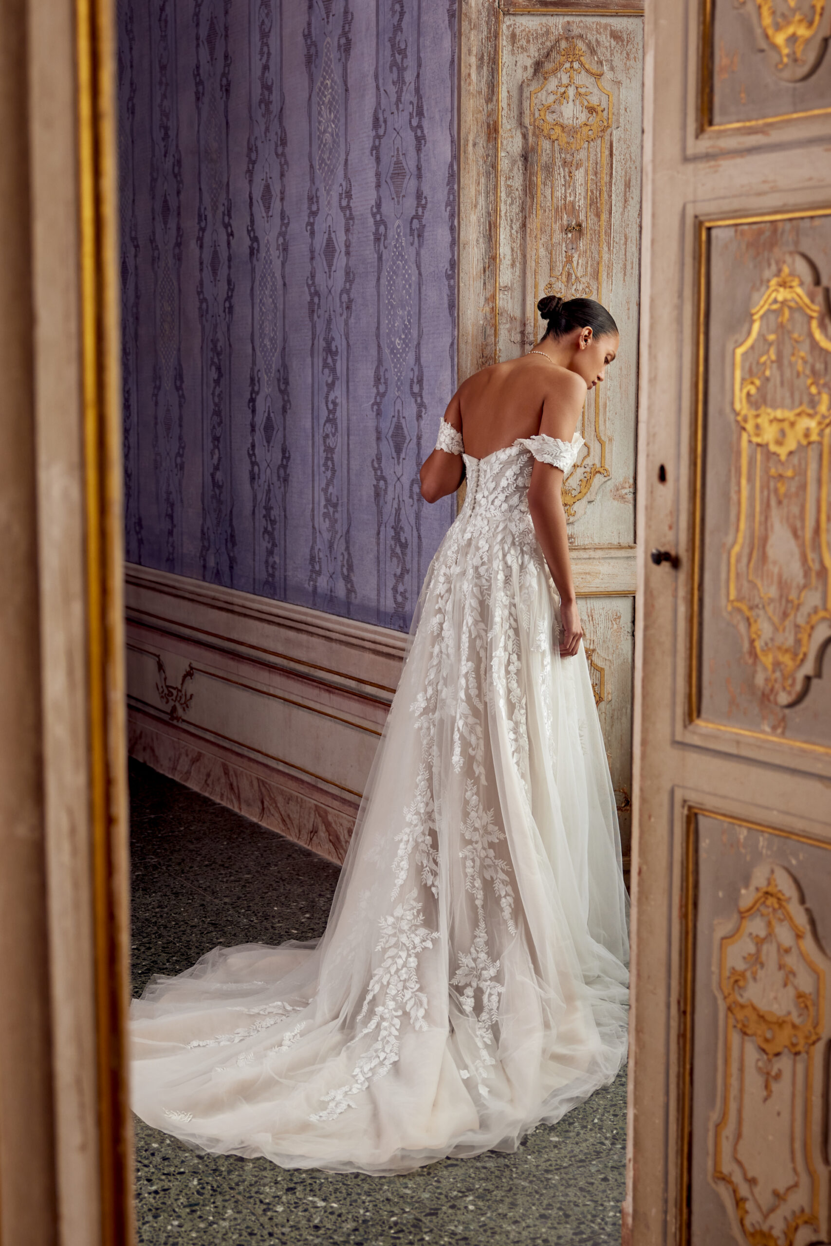 Brautkleid Modell Carlee von Justin Alexander – Rückenansicht