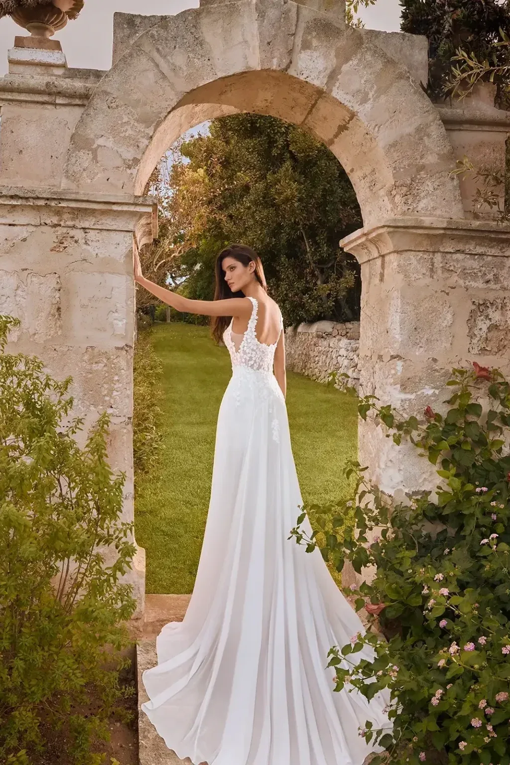 Brautkleid Modell Asha von Alberto Palatchi – Rückenansicht