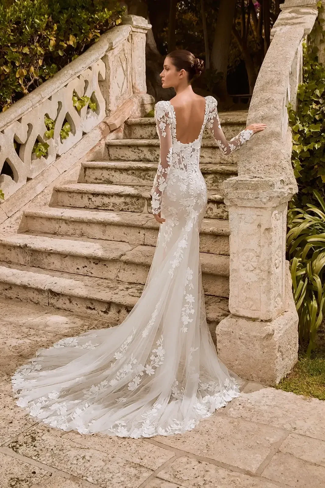 Brautkleid Modell Bessi von Alberto Palatchi – Rückenansicht