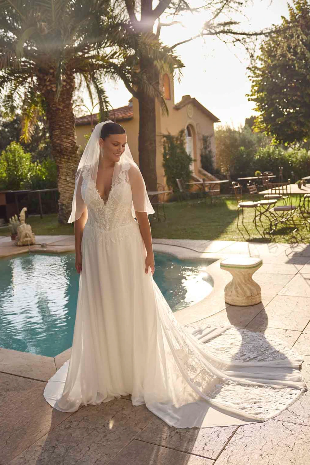 Brautkleid Modell Grea von Modeca – Vorschau