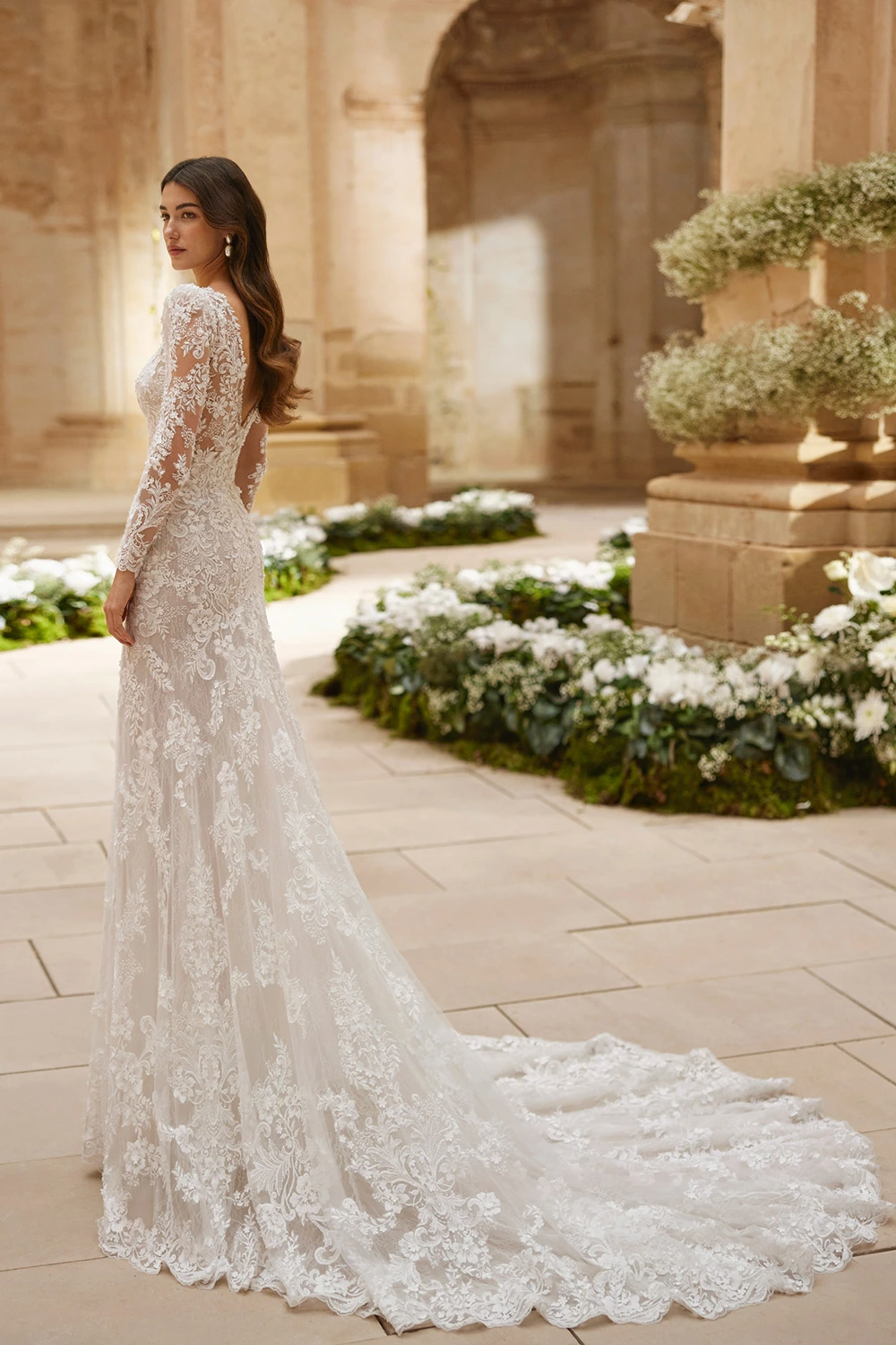 Brautkleid Modell Matilde von Aire Barcelona – Rückenansicht