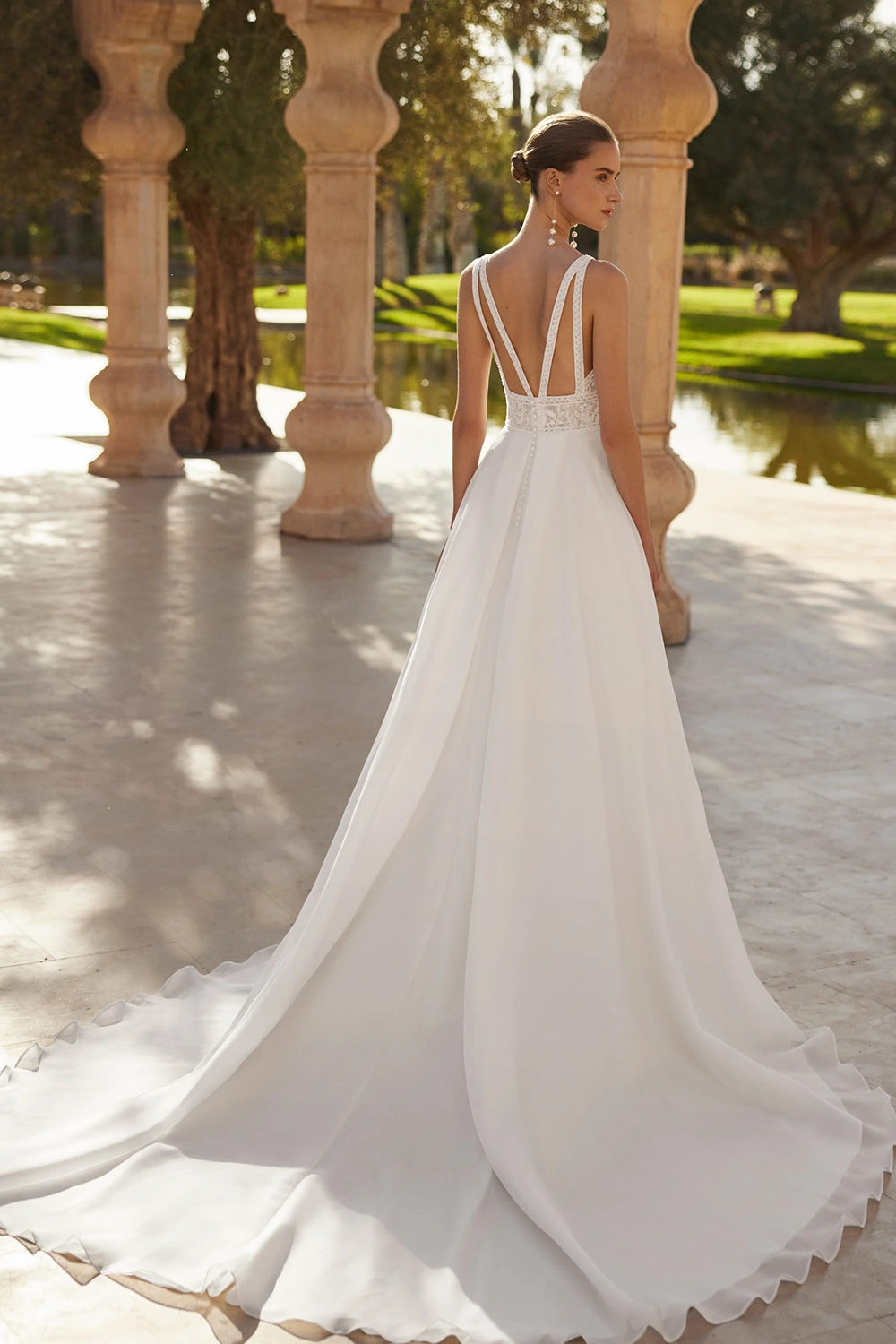 Brautkleid Modell Ombra von Rosa Clara – Rückenansicht