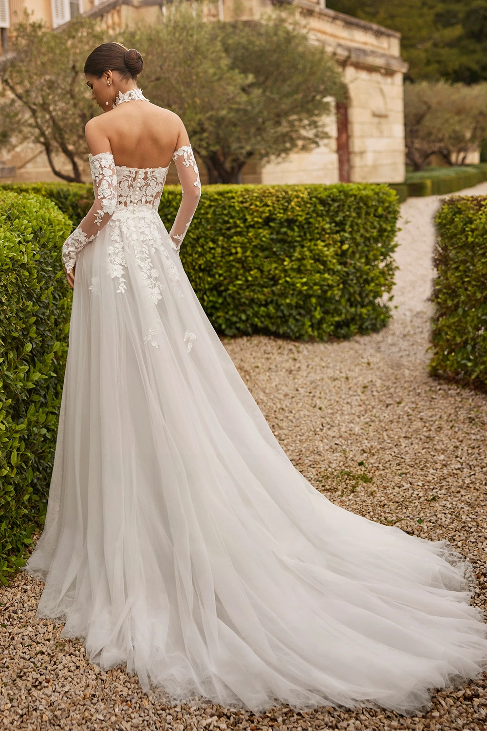 Brautkleid Modell Valen von Rosa Clara – Rückenansicht