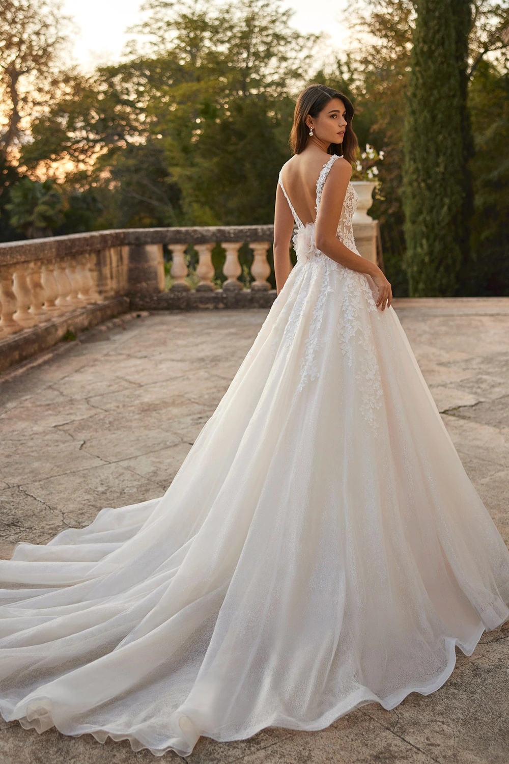 Brautkleid Modell Valleria von Rosa Clara – Rückenansicht