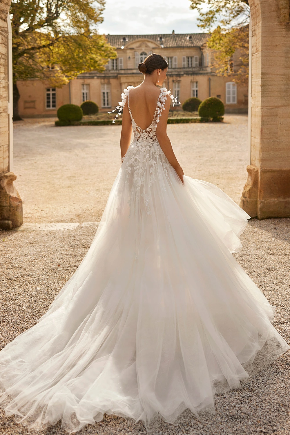 Brautkleid Modell Vals von Rosa Clara – Rückenansicht