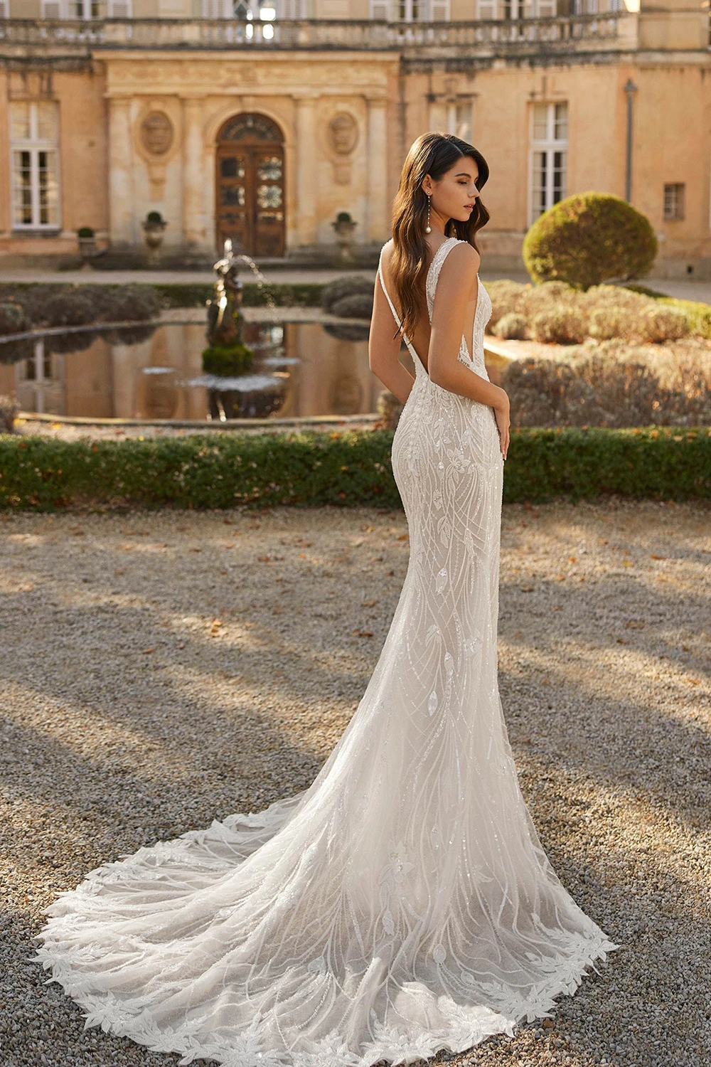 Brautkleid Modell Vina von Rosa Clara – Rückenansicht