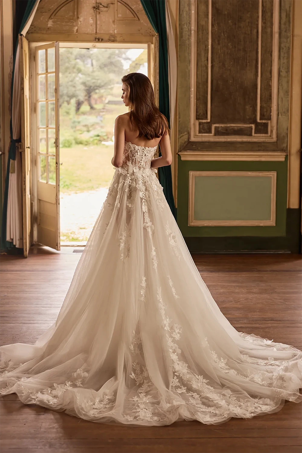 Brautkleid Modell Heidi von Alberto Palatchi – Rückenansicht